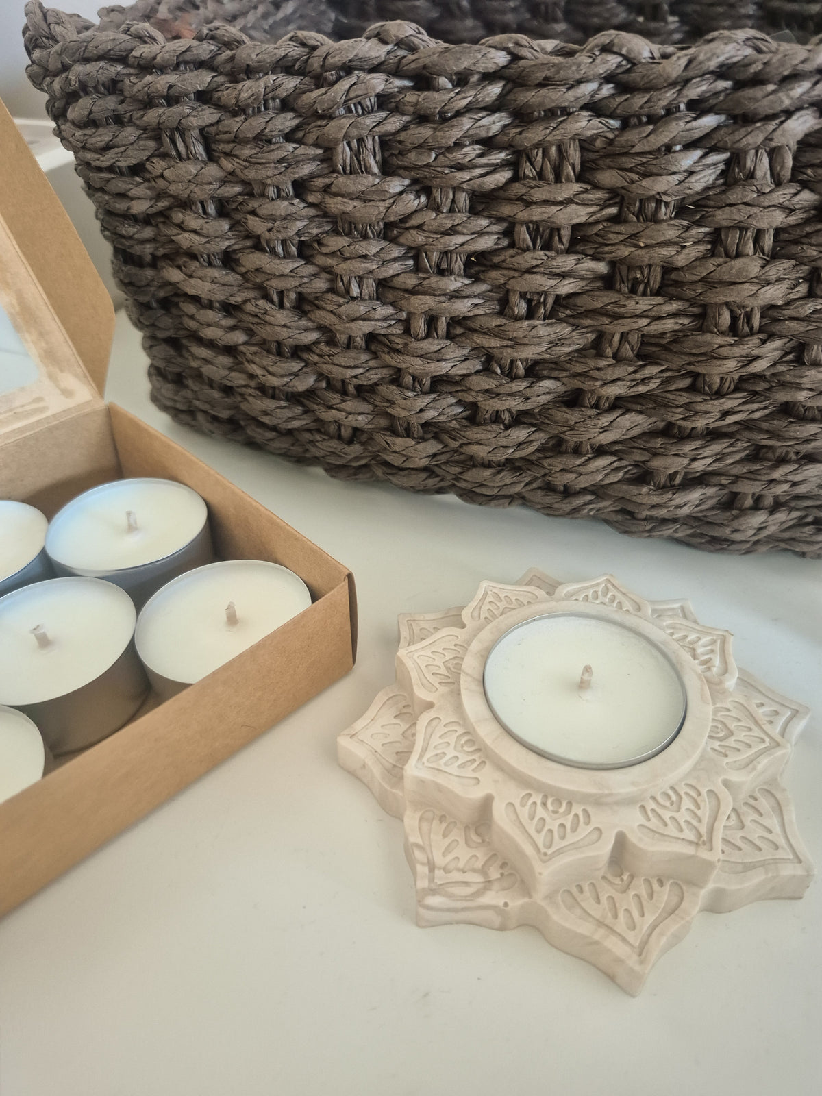 Velas Tea Lights + Base Tea Light